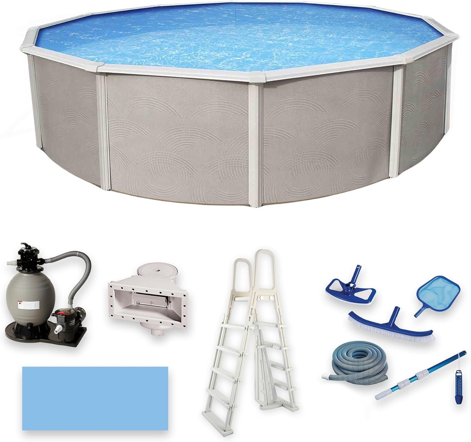 Blue Wave Belize 15' Round Above Ground Pool